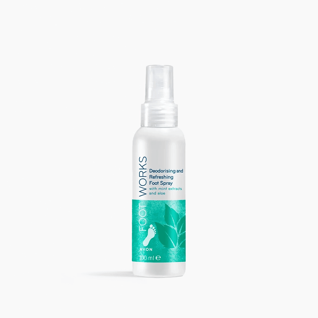Спрей для ног с экстрактом мяты и алоэ «Footworks» Avon