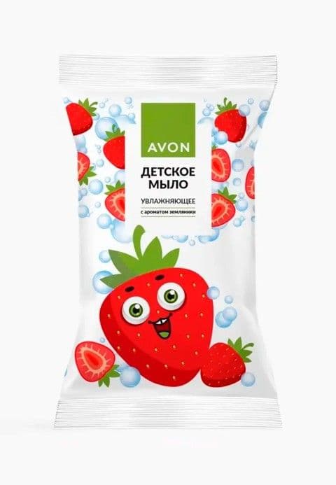 Детское увлажняющее мыло с ароматом земляники «Senses» Avon