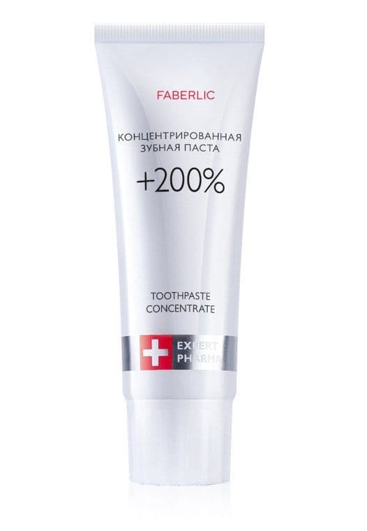 Концентрированная зубная паста «+200 процентов» Faberlic