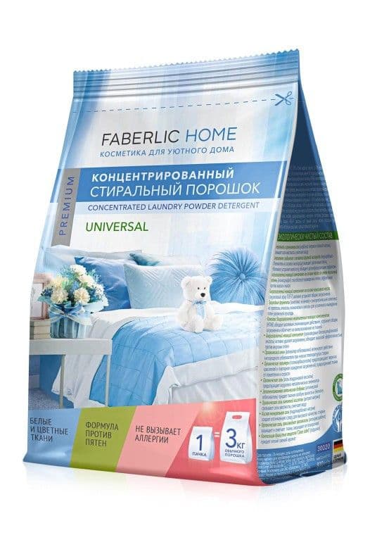 Концентрированный стиральный порошок универсальный Faberlic
