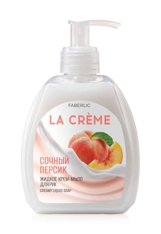 Крем-мыло для рук «Сочный персик La Crème» Faberlic