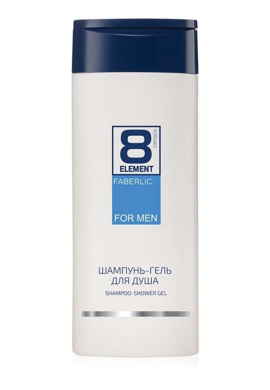 Шампунь-гель для душа для мужчин «8 Element» Faberlic