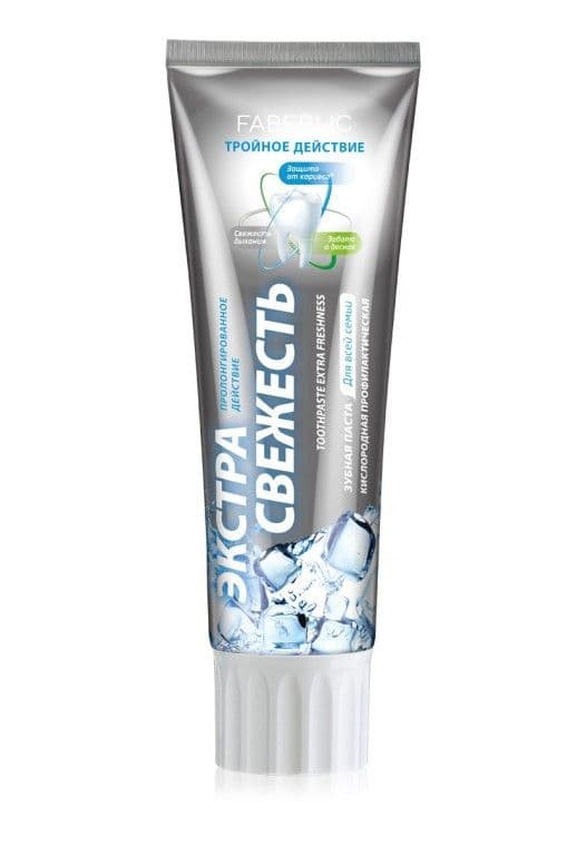 Кислородная профилактическая зубная паста «Экстраcвежесть» Faberlic
