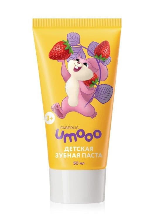 Детская зубная паста без фтора «Umooo 3+» Faberlic