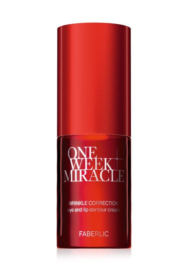 Крем для контура глаз и губ «Коррекция морщин» One Week Miracle Faberlic