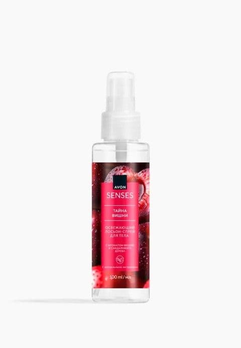 Освежающий лосьон-спрей для тела «Тайна вишни» Avon