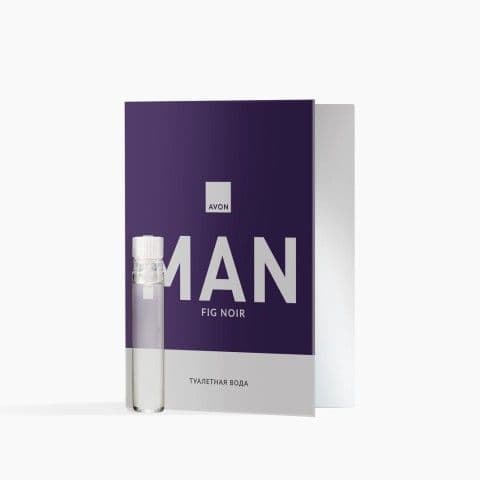 Пробник туалетной воды для мужчин «Man Fig Noir» Avon