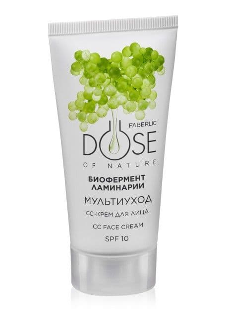 CC-крем для лица SPF 10 «Мультиуход Dose of Nature» Faberlic