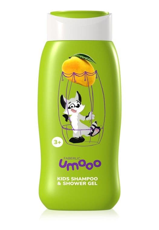 Детский шампунь-гель для душа «Umooo 3+» Faberlic