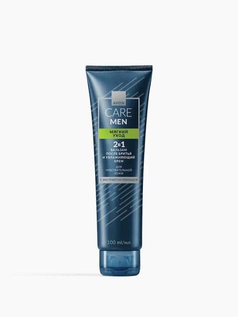 Бальзам после бритья и увлажняющий крем 2 в 1 «Мягкий уход» Avon