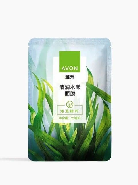 Тканевая маска для лица с экстрактом водорослей «Увлажнение» Avon