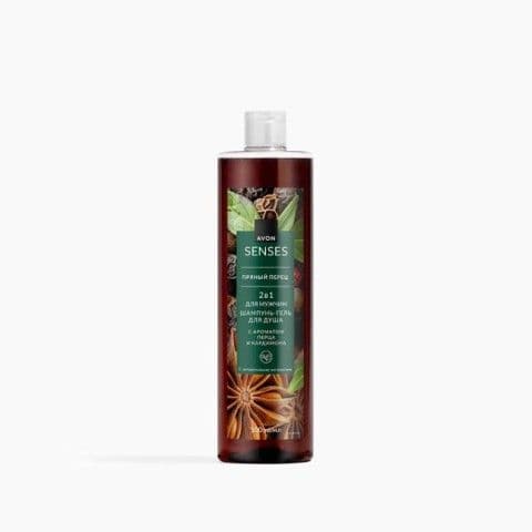 Шампунь-гель для душа для мужчин «Пряный перец» Avon