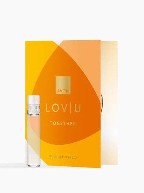 Пробник парфюмерной воды для женщин «Lov U Together» Avon