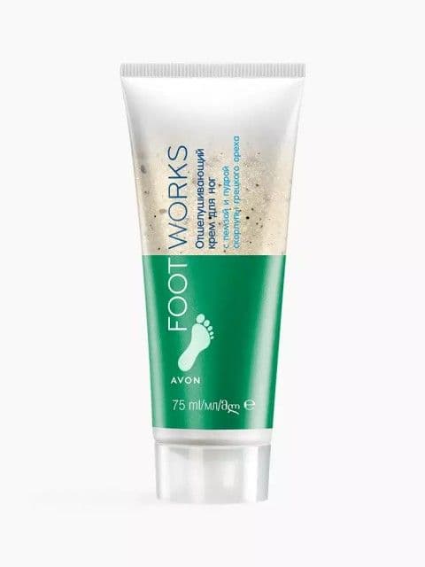 Отшелушивающий крем для ног «Footworks» Avon