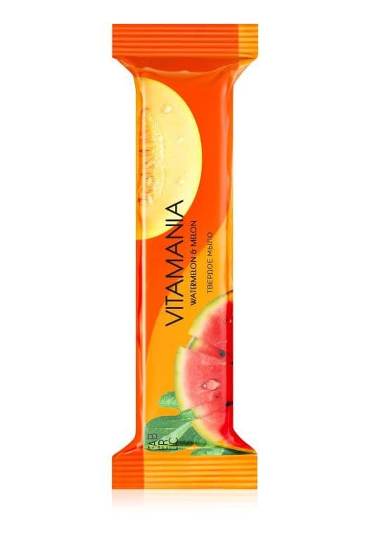 Твeрдое мыло «Арбуз и дыня Vitamania» Faberlic