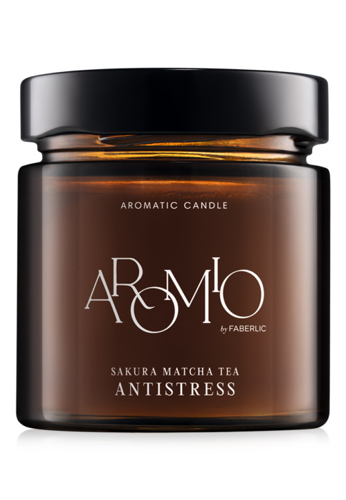 Ароматическая свеча «Sakura Matcha Tea AROMIO» Faberlic