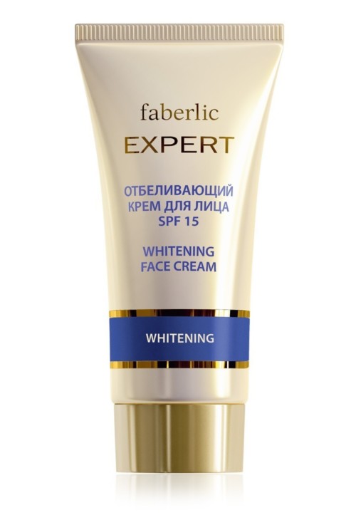 Отбеливающий крем для лица «Expert» с SPF 15 Faberlic