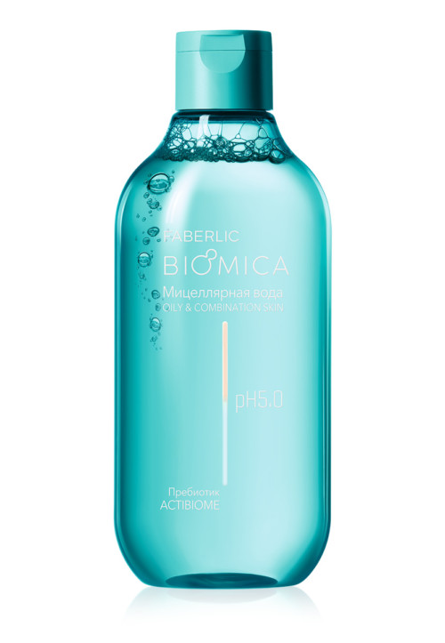 Мицеллярная вода для жирной и комбинированной кожи «Biomica» Faberlic