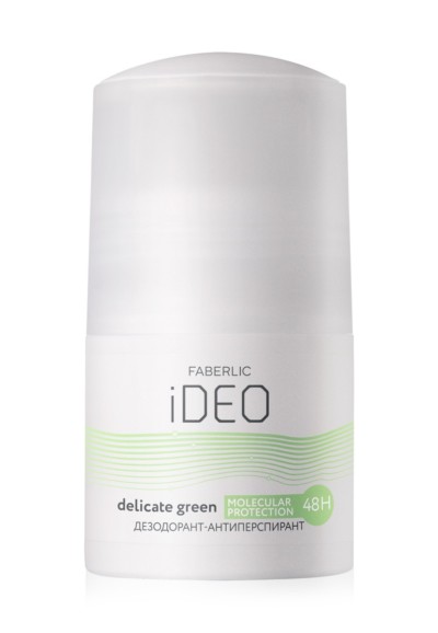 Шариковый антиперспирант для женщин «Delicate Green IDEO» Faberlic