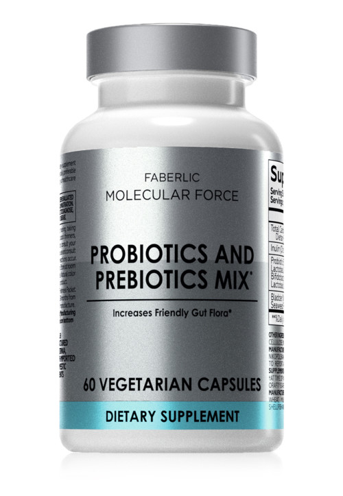 Биологически активная добавка к пище «Пробиотики и пребиотики микс Molecular Force» Faberlic