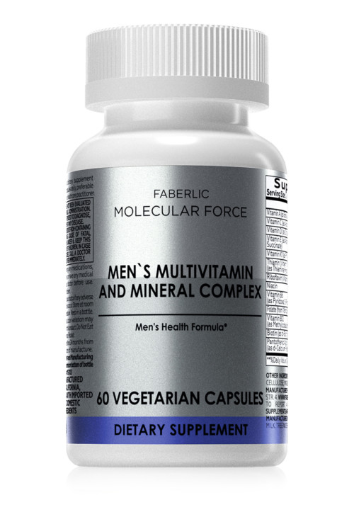 Биологически активная добавка к пище «Мультивитаминный и минеральный комплекс для мужчин до 40 Molecular Force» Faberlic