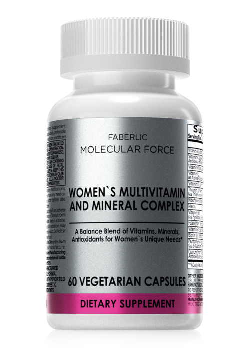 Биологически активная добавка к пище «Мультивитаминный и минеральный комплекс для женщин до 40 Molecular Force» Faberlic