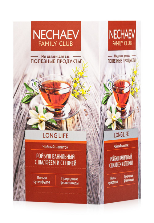 Чайный напиток Long Life с шалфеем и стевией «Ройбуш ванильный» Faberlic