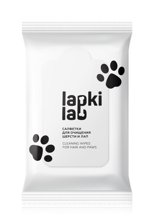 Салфетки для очищения шерсти и лап «Lapki Lab» Faberlic