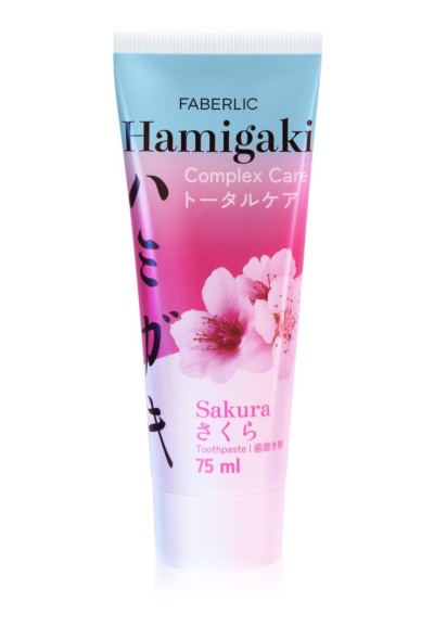 Зубная паста «Комплексный уход Hamigaki Сакура» Faberlic