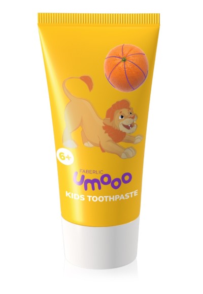 Детская зубная паста со фтором «Umooo 6+» Faberlic