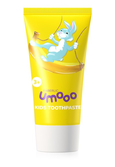 Детская зубная паста без фтора «Umooo 3+» Faberlic