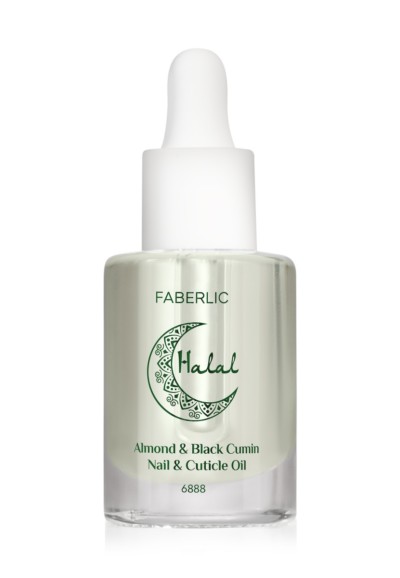 Питательное масло миндаля и черного тмина для ногтей и кутикулы «Halal» Faberlic