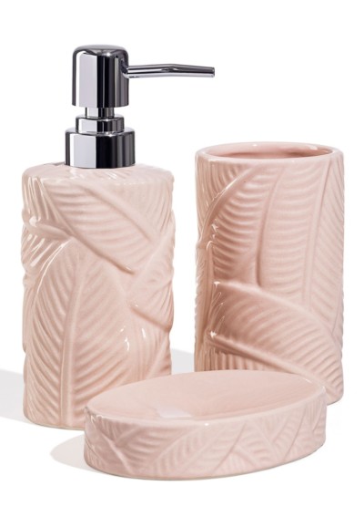 Набор аксессуаров для ванной «Кремовые листья» Faberlic